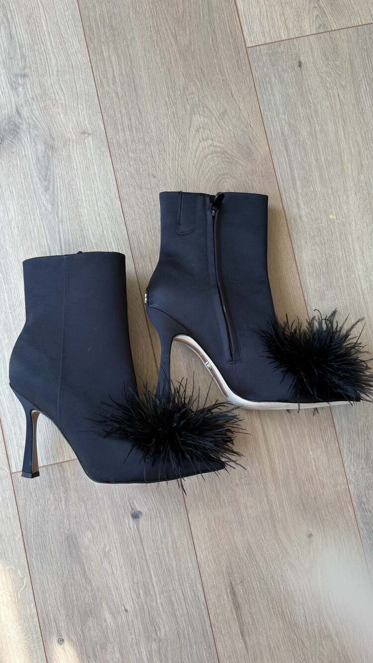 Sam Edelman Women's Ency Feather Dress Booties - ,